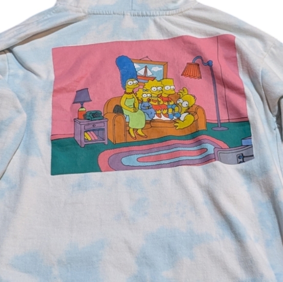 The Simpsons Sweatshirt Hoodie Small Cloud - Picture 2 of 8